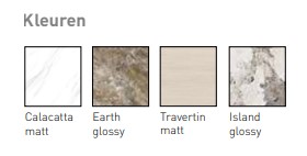 Wastafelblad Afdekplaten keramische slabs