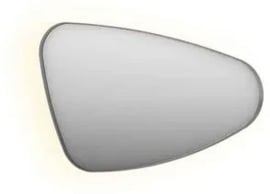 Spiegel Organisch In Kader - SP23 - Indirecte LED - 800 X 500 mm - Speciale Kleuren - Rechter Versie