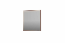 Spiegel Rechthoek In Kader - SP19- Direct LED - Spiegelverwarming - 800 x 800 mm