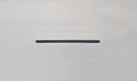 Wall half-vrijstaand ligbad acryl 180 x 80 x 58 MAT WIT