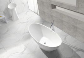 Wiesbaden Solid Surface vrijstaand bad type 2 1860x820x590 Artikelnummer: 36.4001