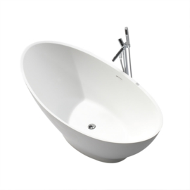 Wiesbaden Solid Surface vrijstaand bad type 2 1860x820x590 Artikelnummer: 36.4001