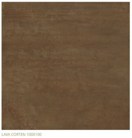 Grespania Lava Corten 100 x 100 cm, 5,6 mm dik AKTIE