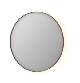 Spiegel Rond In Kader - SP15 - Speciale Kleuren - 1000 mm - Indirecte LED - Spiegelverwarming