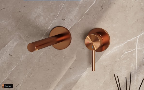 Brauer Edition Wastafelkraan Inbouw met rechte uitloop Model 1