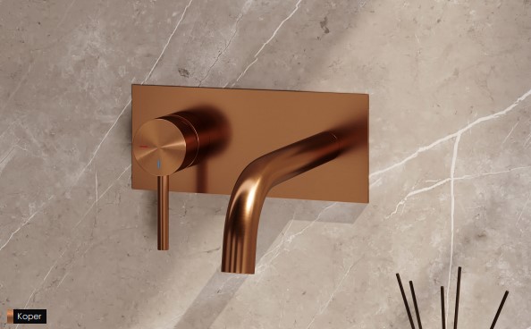 Brauer Edition Wastafelkraan Inbouw met afdekplaat Model 2