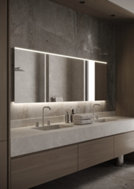 Martens Designs Praag 800 x 700 mm, directe verlichting boven ,met indirecte verlichting onder