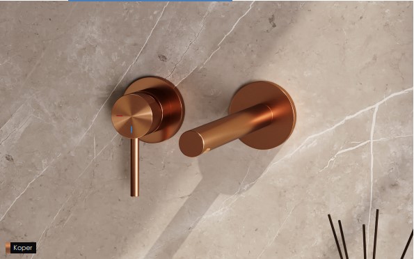 Brauer Edition Wastafelkraan Inbouw met rechte uitloop Model 2
