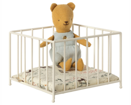 Maileg metalen Baby Box, Playpen Micro, hoogte 8 cm