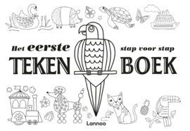 Het eerste stap voor stap Tekenboek 4+ - Lannoo