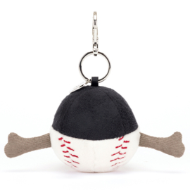 Jellycat Sleutelhanger Honkbal, Amuseables Sports Baseball Bag Charm