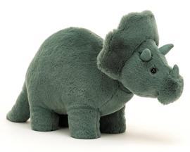 Jellycat Knuffel Dino 38cm, Fossilly Triceratops