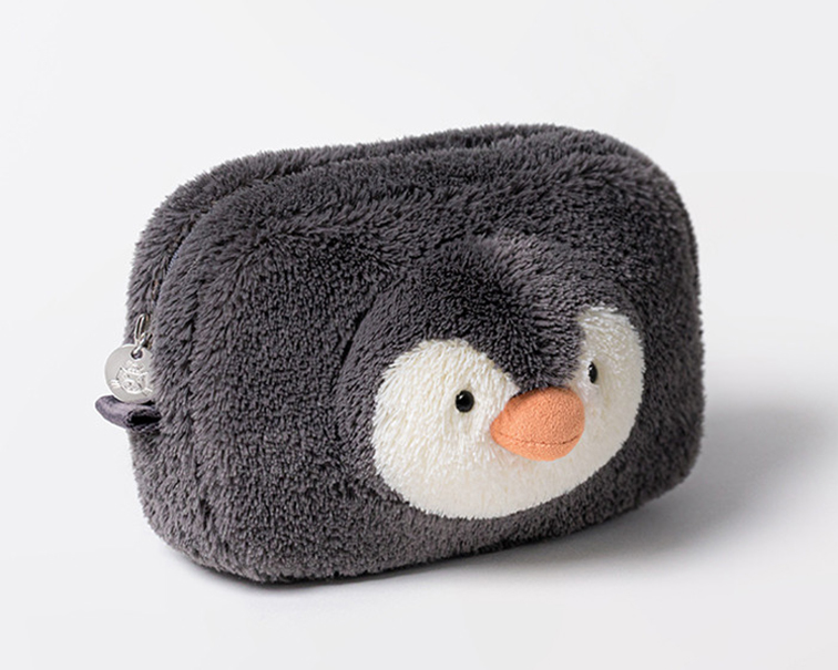 Jellycat Pinguin Etui, Peanut Penguin Pouch, 19cm