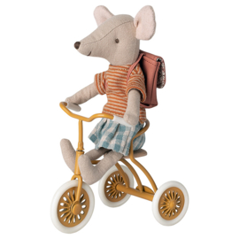 Maileg Driewieler voor muizen, Abri à tricycle, okergeel
