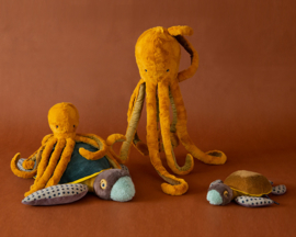 Moulin Roty Knuffel Octopus/Inktvis Klein, 'Tout autour du monde'