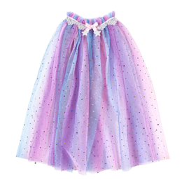 Eenhoorn Regenboog Cape met haarband, Rainbow Unicorn Cape & Headband, 4-6 jaar