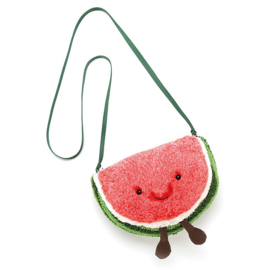 Jellycat Watermeloen Tasje, Amuseable Watermelon Bag, 21cm
