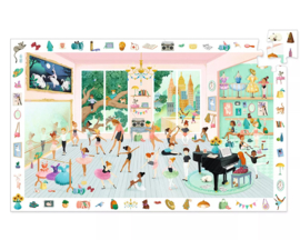 Djeco Ontdek Puzzel De Dansschool, 100 st, 61x38 cm