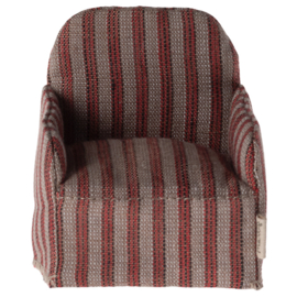 Maileg Stoel voor muizen, Chair Mouse, Stripe