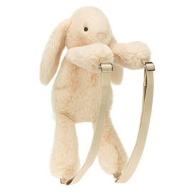 Jellycat Rugzak Konijn, Smudge Rabbit Backpack, 43 cm