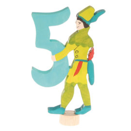 Grimm's Decoratiefiguur / Steker Sprookjes Cijfer 5 Robin Hood