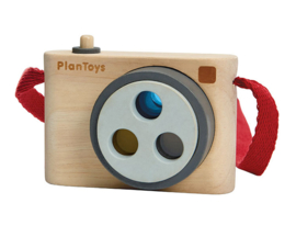 Plan Toys Houten Camera met kleurlens