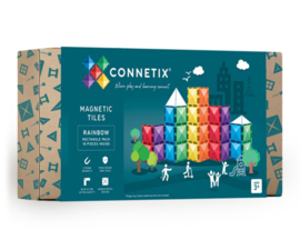 Connetix magnetische tegels rainbow  - Rectangle pack - 18 stuks