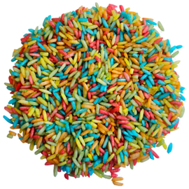 Grennn Speelrijst Regenboog Mix 750 gram