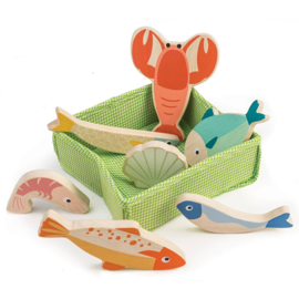 Mandje met vis - Tender Leaf Toys