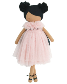 Alimrose Knuffelpop, Valentina Pom Pom Doll Sparkle Pink, 48 cm