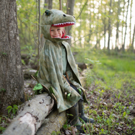 Dinosaurus Cape Grandasaurus T-Rex Cape met klauwen, 4-6 jaar