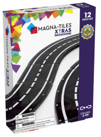 Magna-Tiles Magnetische tegels uitbreidingsset Roads 12 stuks