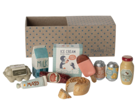 Maileg Doos met Boodschappen, Miniature grocery box