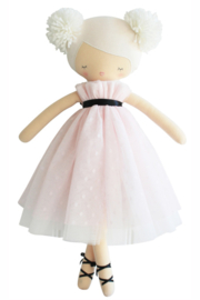 Alimrose Knuffelpop, Scarlett Pom Pom Doll Pink, 48 cm