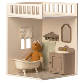 Maileg Extra Badkamer voor Poppenhuis, House of miniature - Bathroom