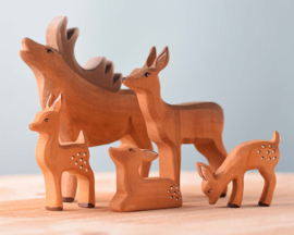 Bumbu Toys Houten Herten familie