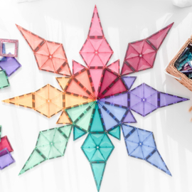 Connetix magnetische tegels pastel - Geometry pack - 40 stuks