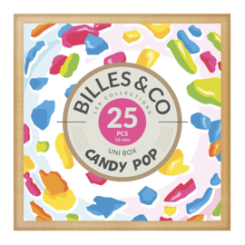 Billes & Co Knikkers in doosje, Uni Box Candy Pop, 25 stuks