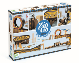 Djeco Zig & Go, Actie-Reactie-Baan, 45-delig