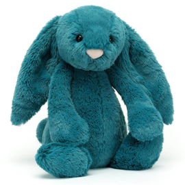 Jellycat Knuffel Konijn 31cm, Bashful Mineral Blue Bunny Medium