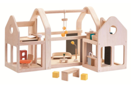 Plan Toys Poppenhuis, Slide & Go Dollhouse