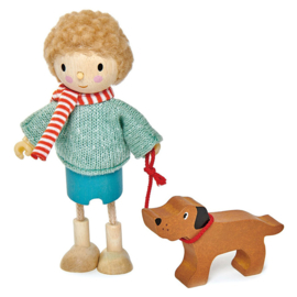 Poppenhuis Popje - Mr Goodwood met hond - Tender Leaf Toys