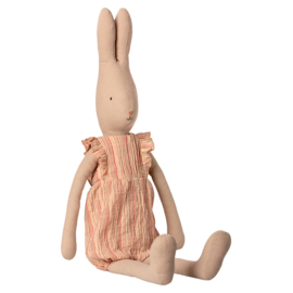 Maileg gestreepte Jumpsuit voor konijn Size 5, Roze