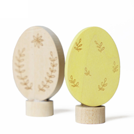 Grimm's Set Decoratiefiguren / Stekers Paaseieren Duo Ornament