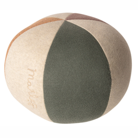 Maileg Zachte Bal, Dusty green/Coral glitter, diameter 19cm