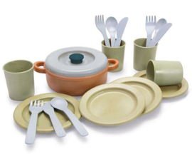 Dantoy Bioplastic Servies Set, Dinner Set, 22-Delig