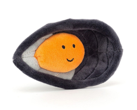 Jellycat knuffel Mossel, Sensational Seafood Mussel, 10 cm