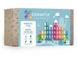 Connetix magnetische tegels pastel  - Rectangle pack - 24 stuks