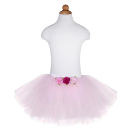 Roze Tutu met Roosjes, 4-7 jaar