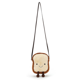 Jellycat Toast Tasje, Amuseable Toast Bag, 19cm